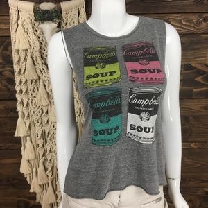 Doe‎ | Campbell’s Soup Graphic Multicolored Muscle Tee